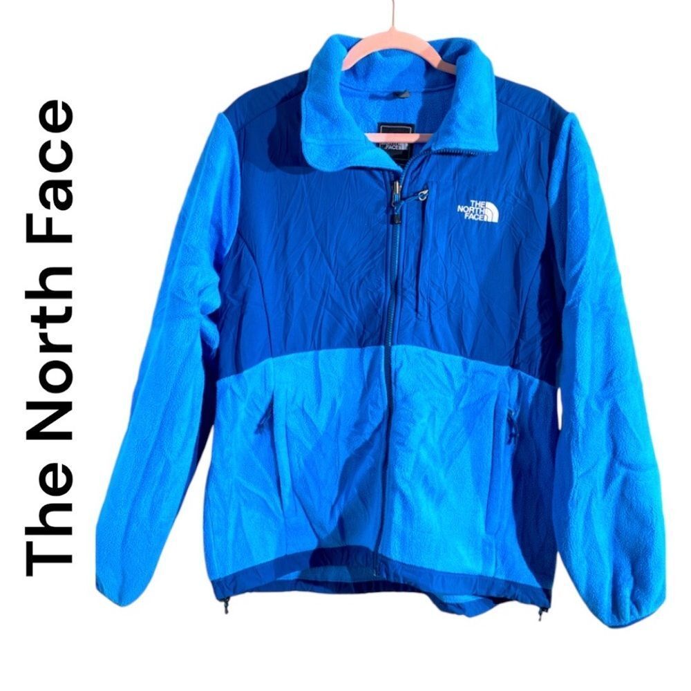 The North Face Polartec turquoise Denali fleece Sz L